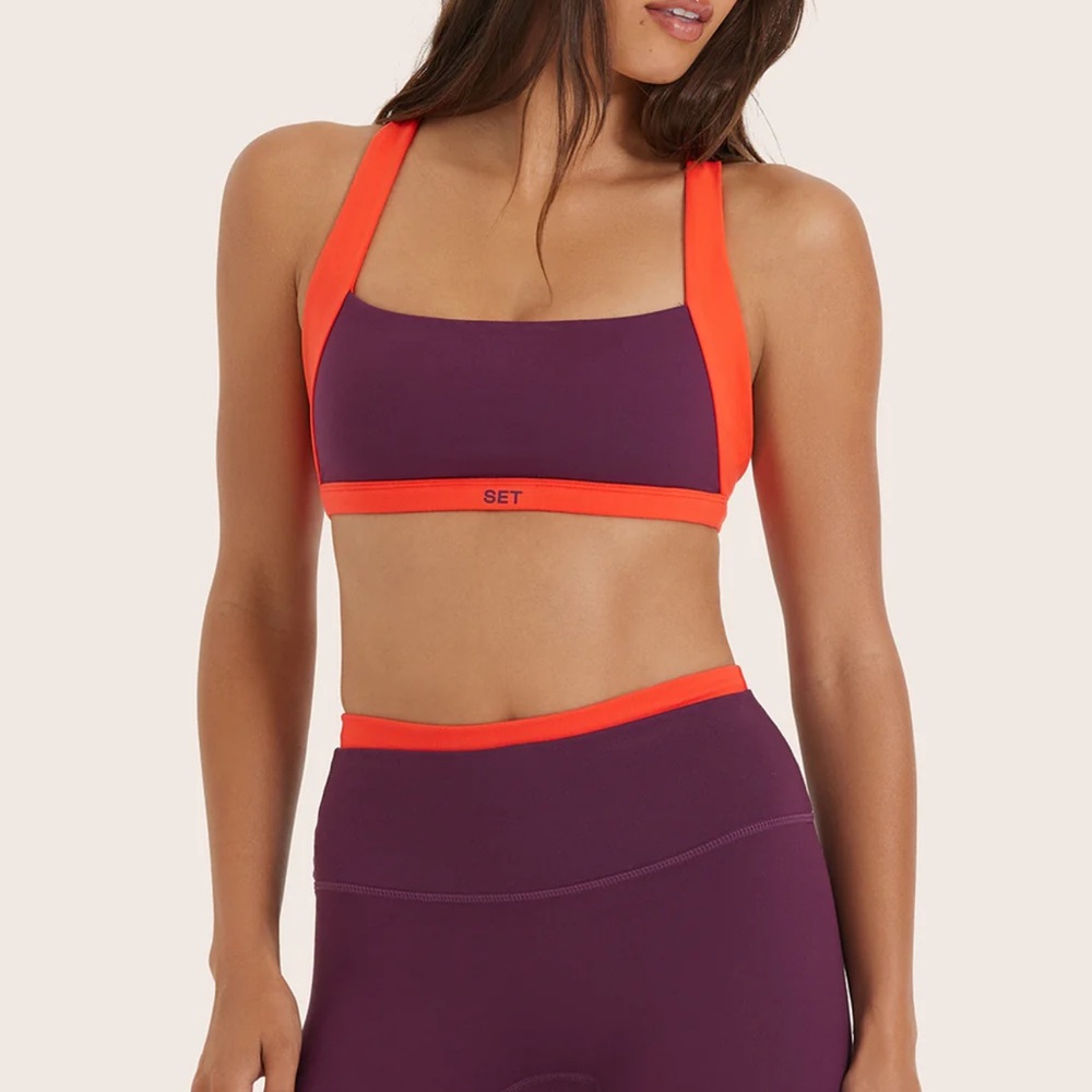 SET ACTIVE FORMCLOUD CLOUD CROSSBACK BRA ACAI RESORT COLLECTION SOLD OUT